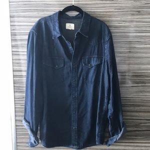 Men’s denim button down